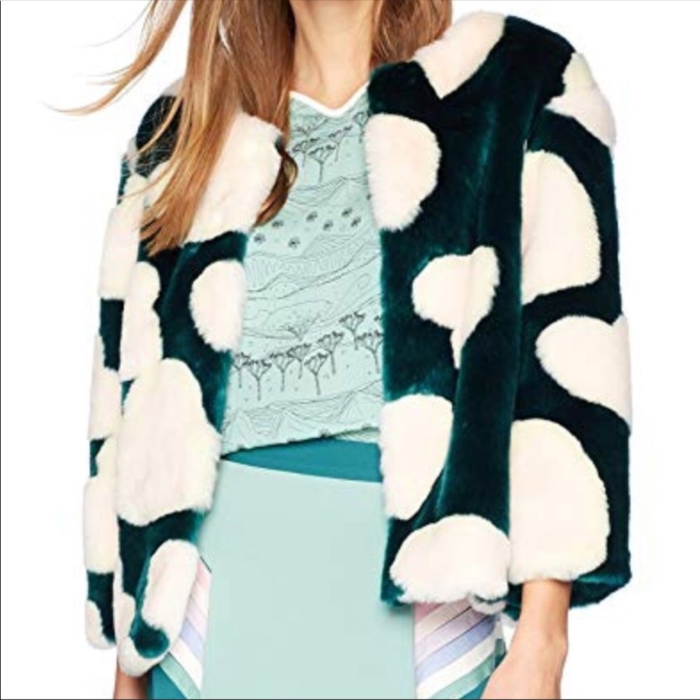 Dear Drew by Barrymore  Faux Fur SIze M